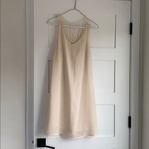 Cream macrame dress